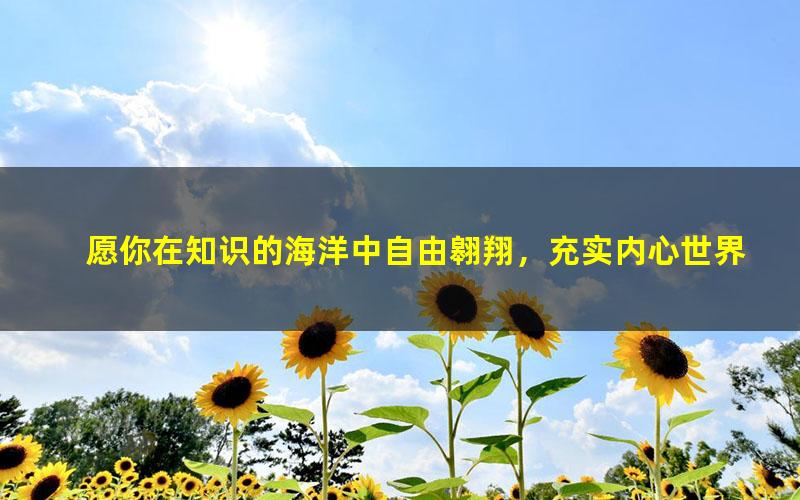 [百度云网盘]高途20中考冲刺班杨瑛中考物理必会知识点提分技巧资料大全